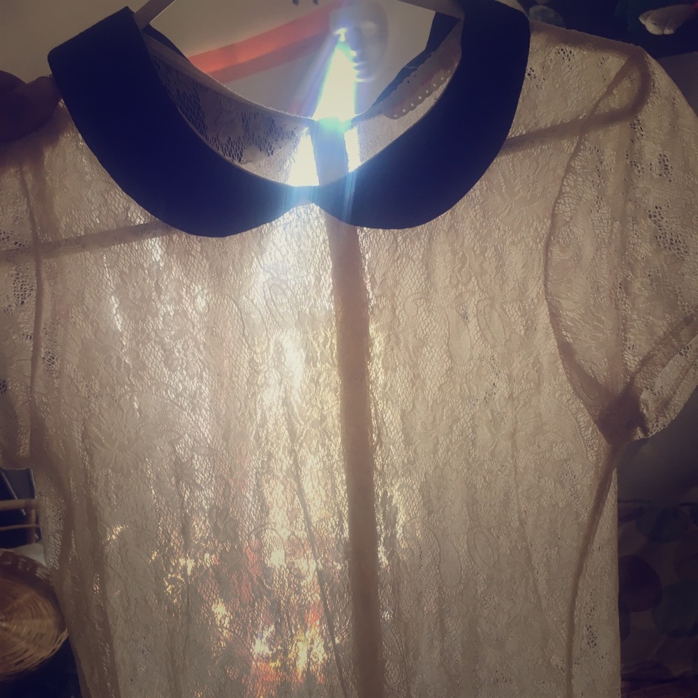 Cute pink Lacey blouse